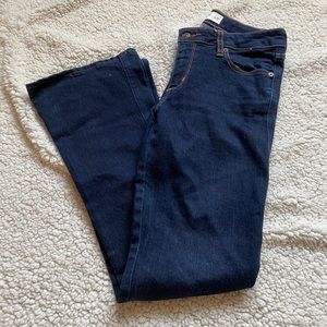 Abercrombie & Fitch Low-Rise Dark Was Flair Jean